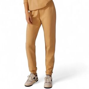 Favorite Daughter Sara Jogger Small Gold Tan Drawstring Logo‎